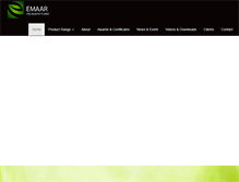 Tablet Screenshot of emaarfarm.com